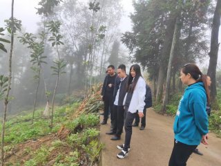宣汉县农业农村局领导到乡村振兴帮扶村调研指导农业产业发展工作