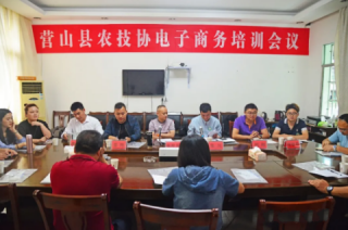 7家专合社和农业企业入驻营山县残疾人电商运营中心